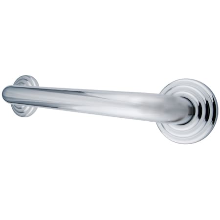 Restoration Traditional Grab Bar, 21-1/16" L, 17 ga. Brass, Polished Chrome DR314181